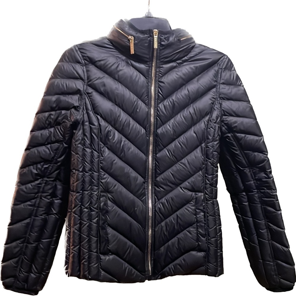 Michael Kors Puffer Coat - Black size Small
